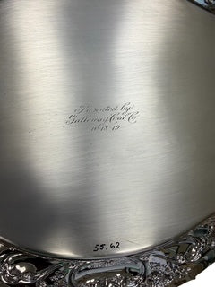 Sterling Oval Serving Plate