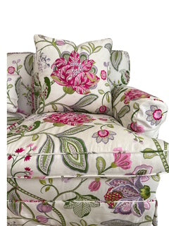 Three Seat Floral Sofa