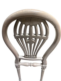Set of Four Maison Jansen Style Balloon Back Chairs