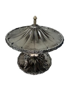 Silver Covered Bowl