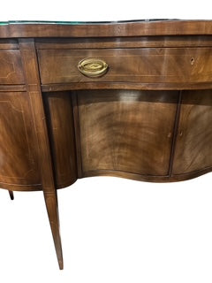 Mahogany Buffet Inlaid Cross Banding