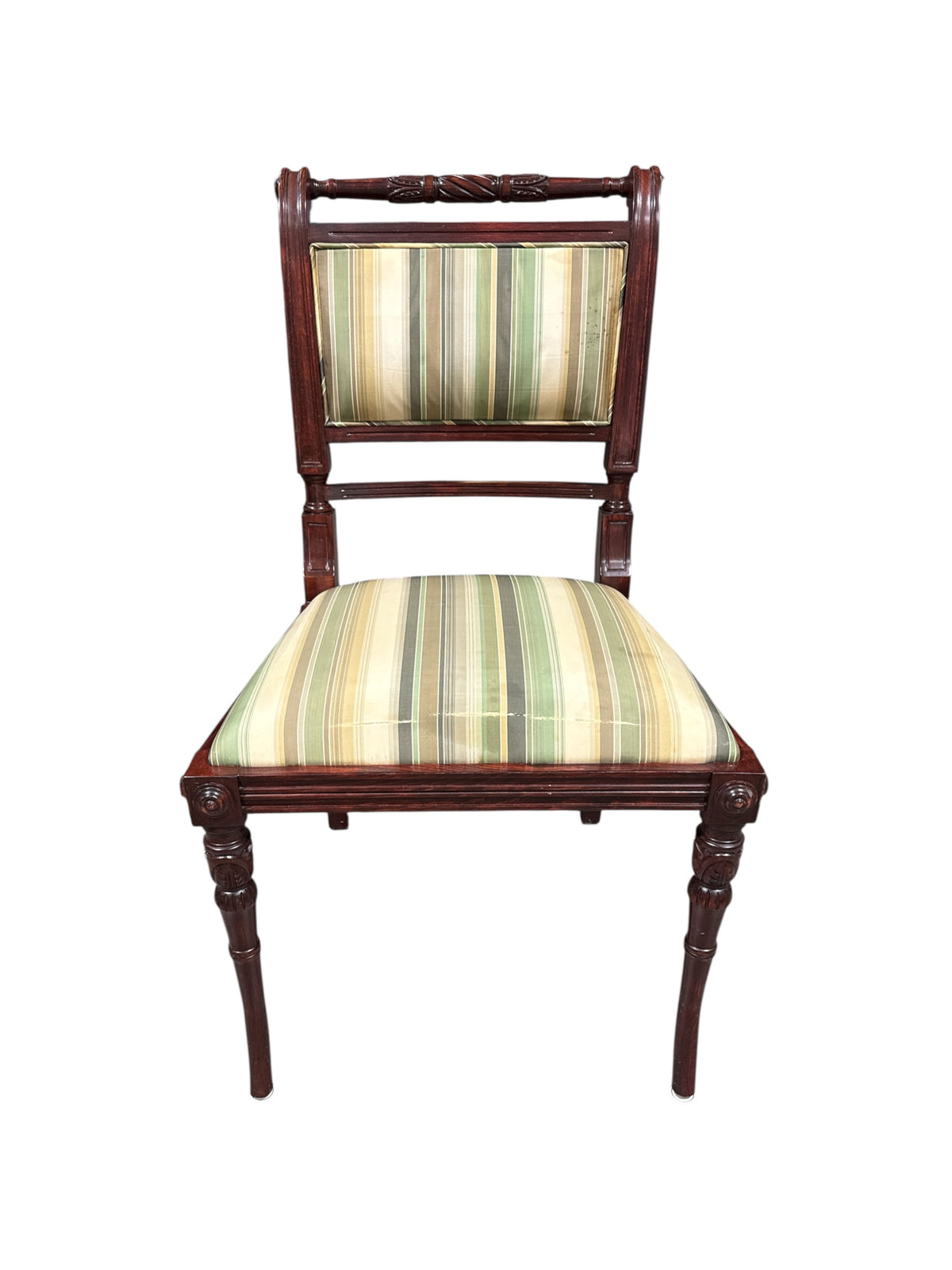 Set of Six English Regency Style Dining Chairs