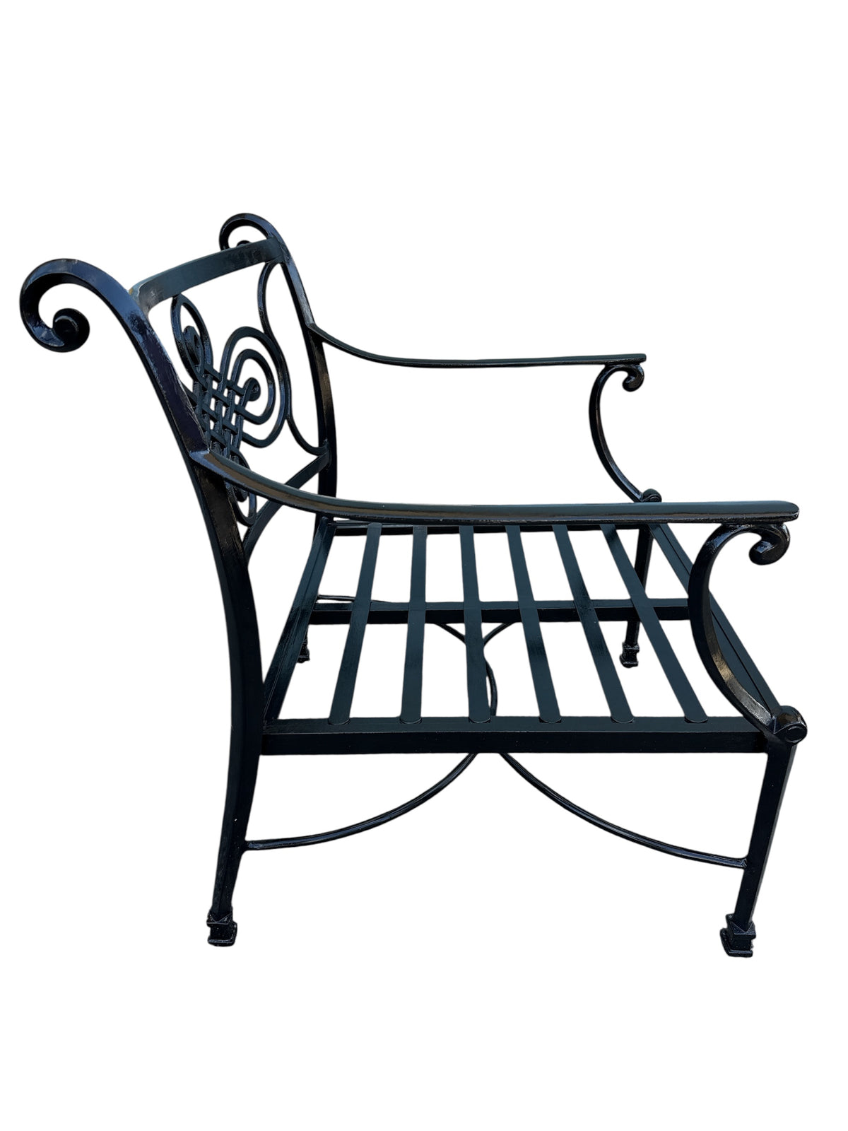 Pair Cast Clasics Black Armchairs