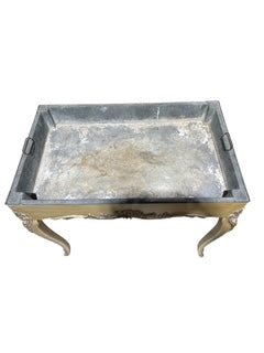 French Planter Table Paint with Gilt