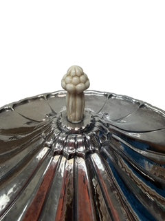 Silver Covered Bowl