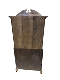 Secretary Desk Gilt Accents Drop Front