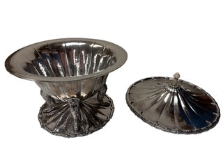Silver Covered Bowl