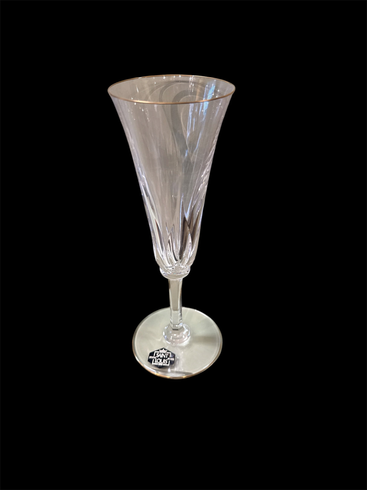 " Cerdagne" Pattern Flutes by ST. LOUIS Crystal