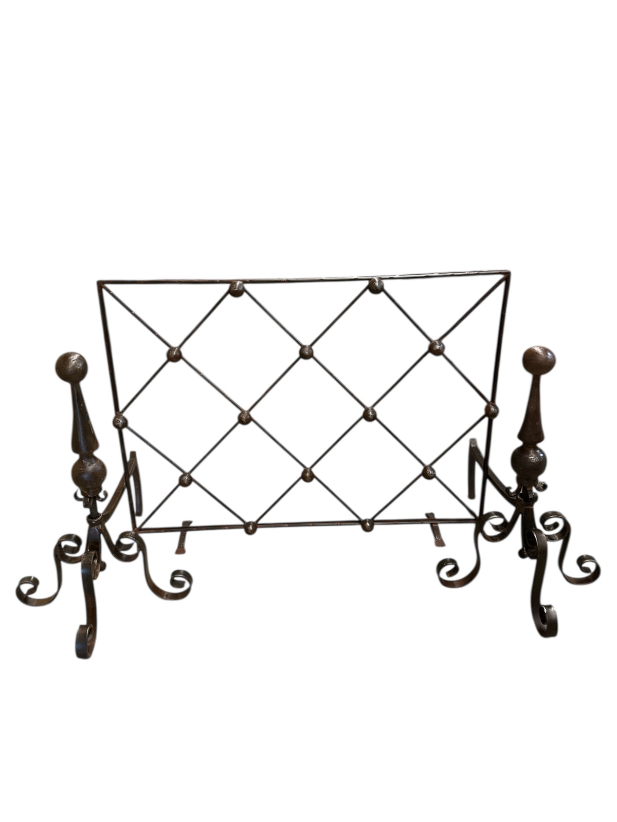 Fireplace  Screen, Andirons & Tools