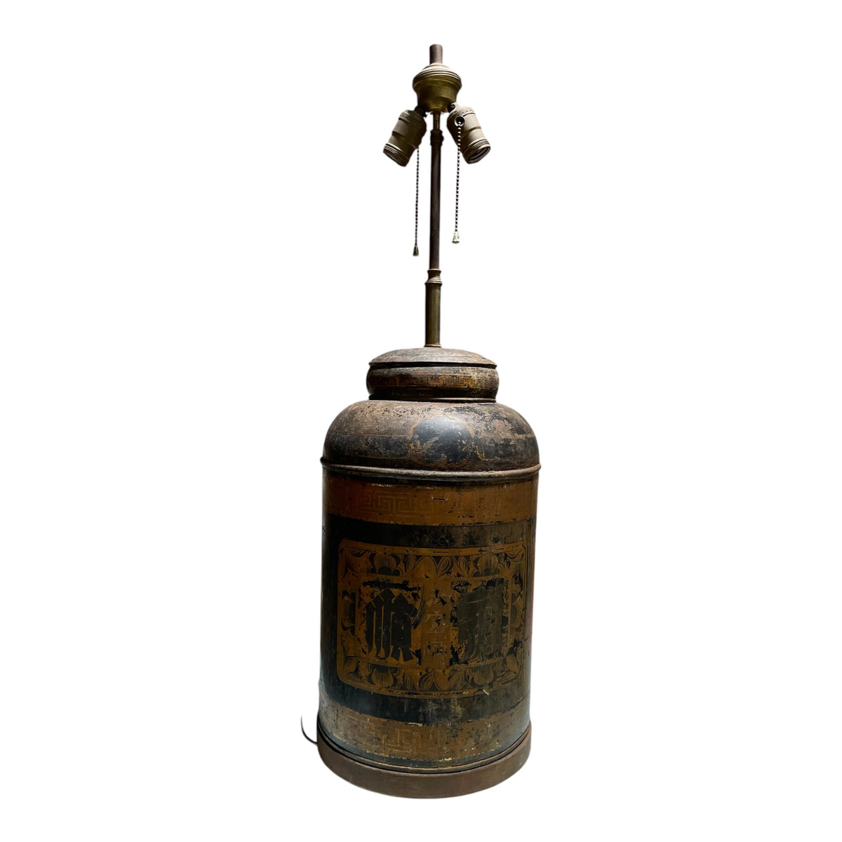 Antique Tea Cannister Lamp