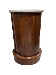 Round Empire Bedside Commode
