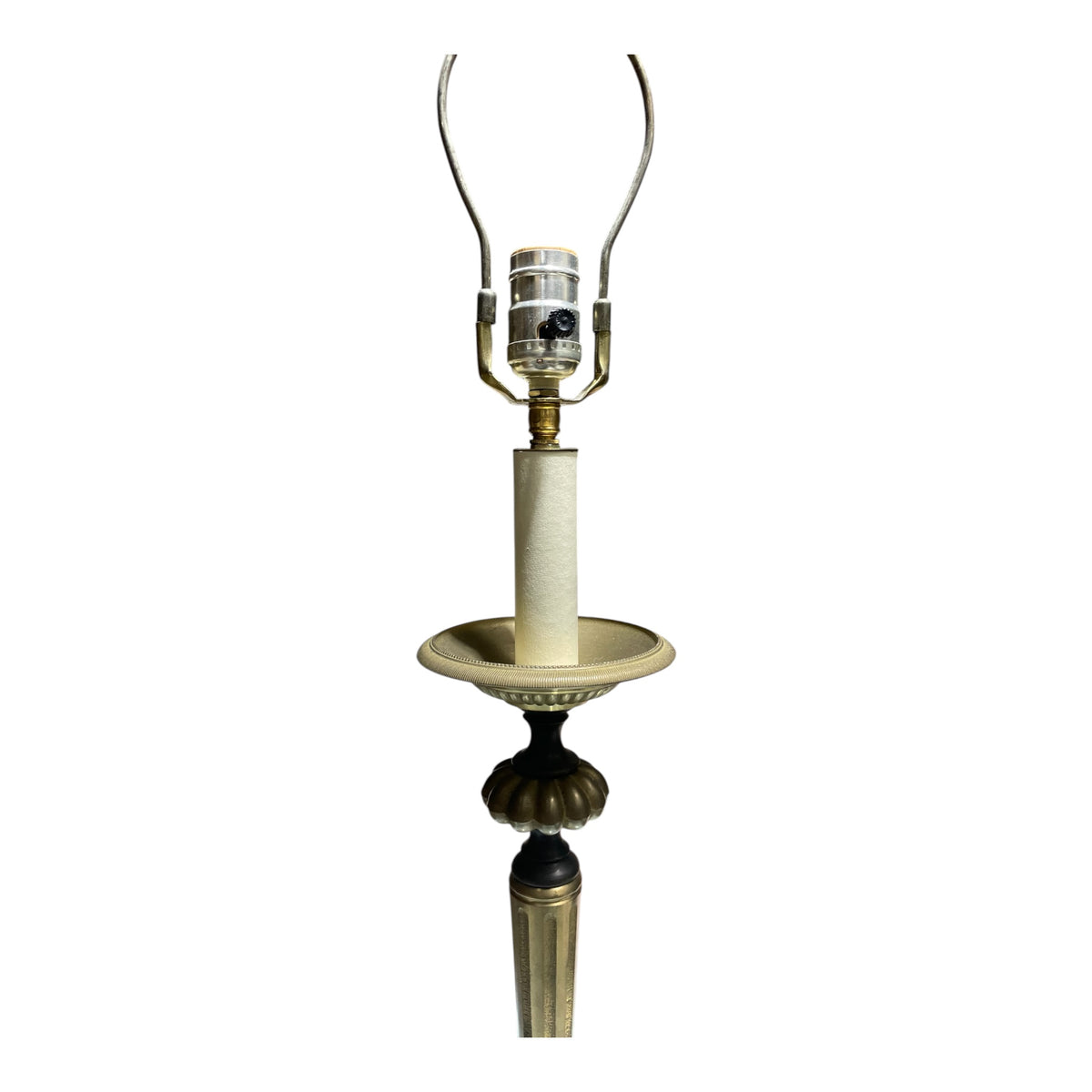Bronze Metal with Brass Accents Classical Style Lamp