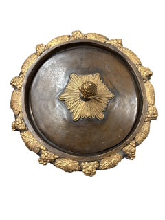 French Empire Style Patinated Bronze/Gilt Campagna Urn