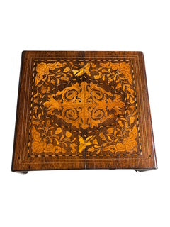 Dutch Marquetry Drop Leaf Table