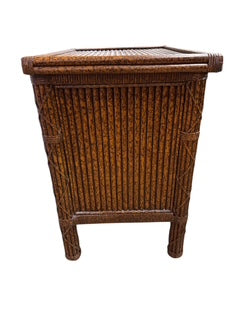 Tortoise Bamboo Style Side Table