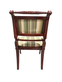 Set of Six English Regency Style Dining Chairs