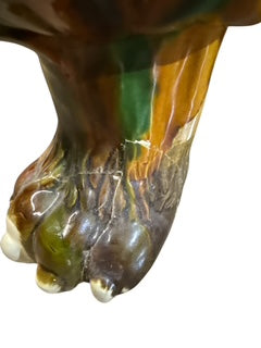 Monumental Majolica Pedestal