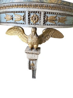 Italian Neoclasical Console Wall Mount Carved Gilt Wood 18th Century