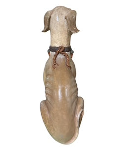 Terracotta Decorative Seated Dog Sculpture