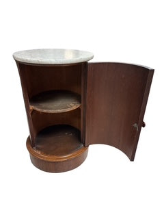Round Empire Bedside Commode