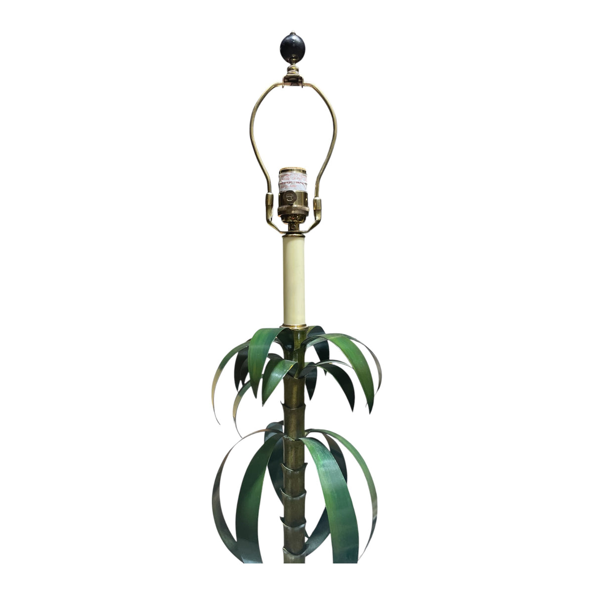 Vintage Potted Palm Tree Tole Lamp $850 ONLINE CHAIRISH