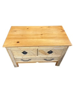 Boho Chic Pencil Reed and Bamboo Chest