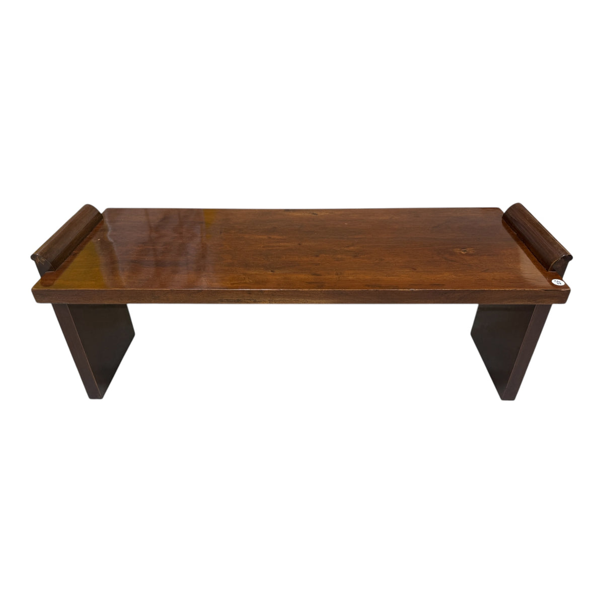 Walnut Finish Solid Wood Bench