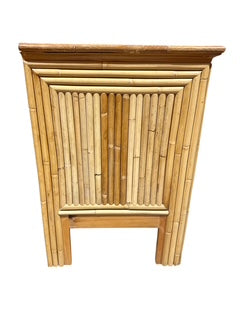 Boho Chic Pencil Reed and Bamboo Chest