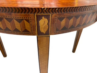 Hand Painted Flip Top Game Table