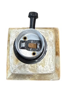 Pair Capiz Shell Lamps