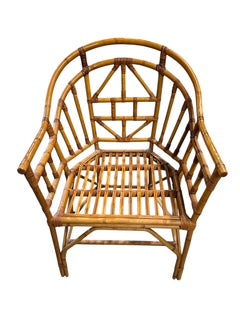 Pair Bamboo Chairs