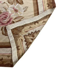 French Needlepoint Aubusson Style Area Rug