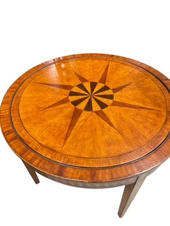 Hand Painted Flip Top Game Table