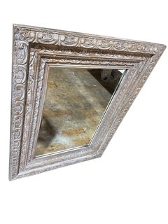 Large Carved Wood Mirror