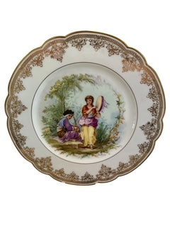 Set of Twelve Sevres Plates