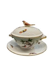 Set of Eight Rothshild Bird-Bouillon-Cream Soups With Lids