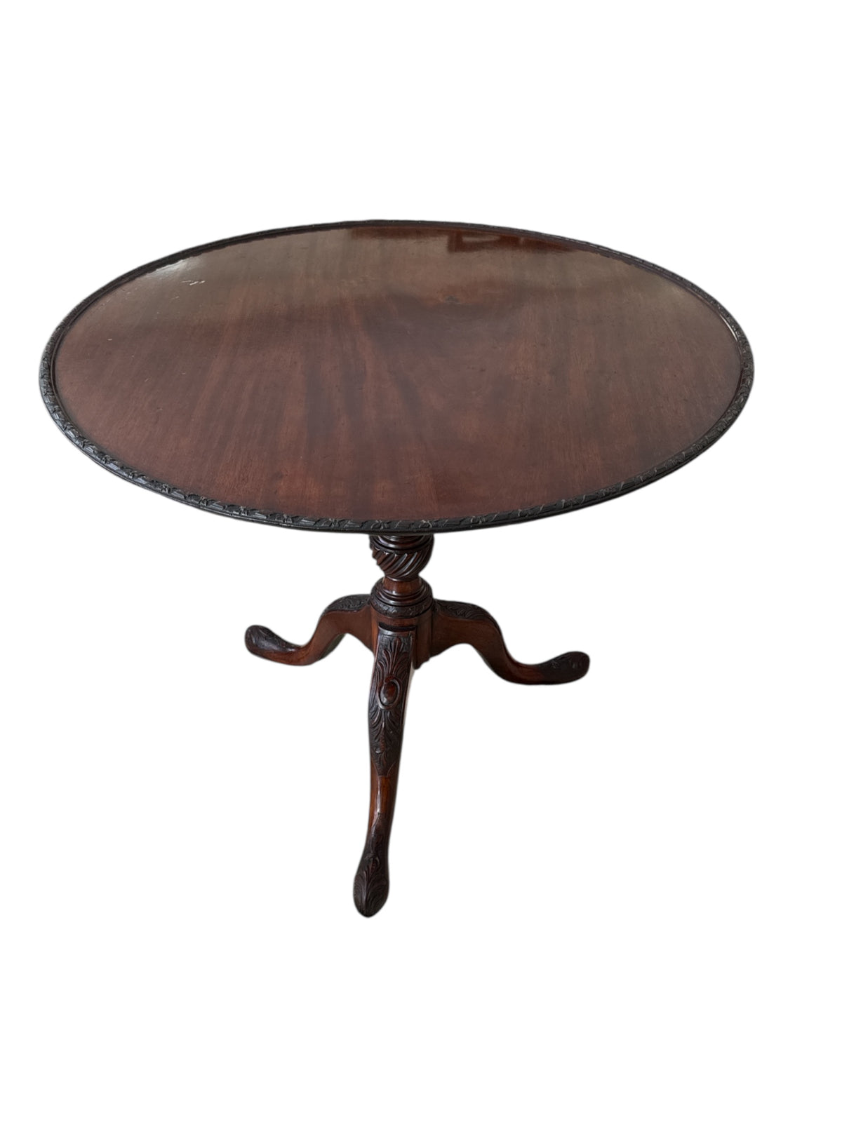 George II Mahogany Tilt-Top Table