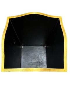 Chinoiserie Wood Wastepaper Basket