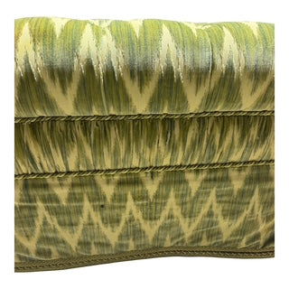 Green Custom Upholstered Ottoman