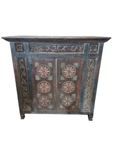 Flemish Gothic Revival Style Cabinet