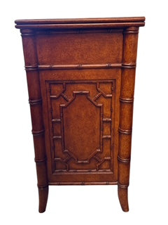Chippendale Style Faux Bamboo Server/Cabinet by Maitland Smith Brighton Pavillion Style