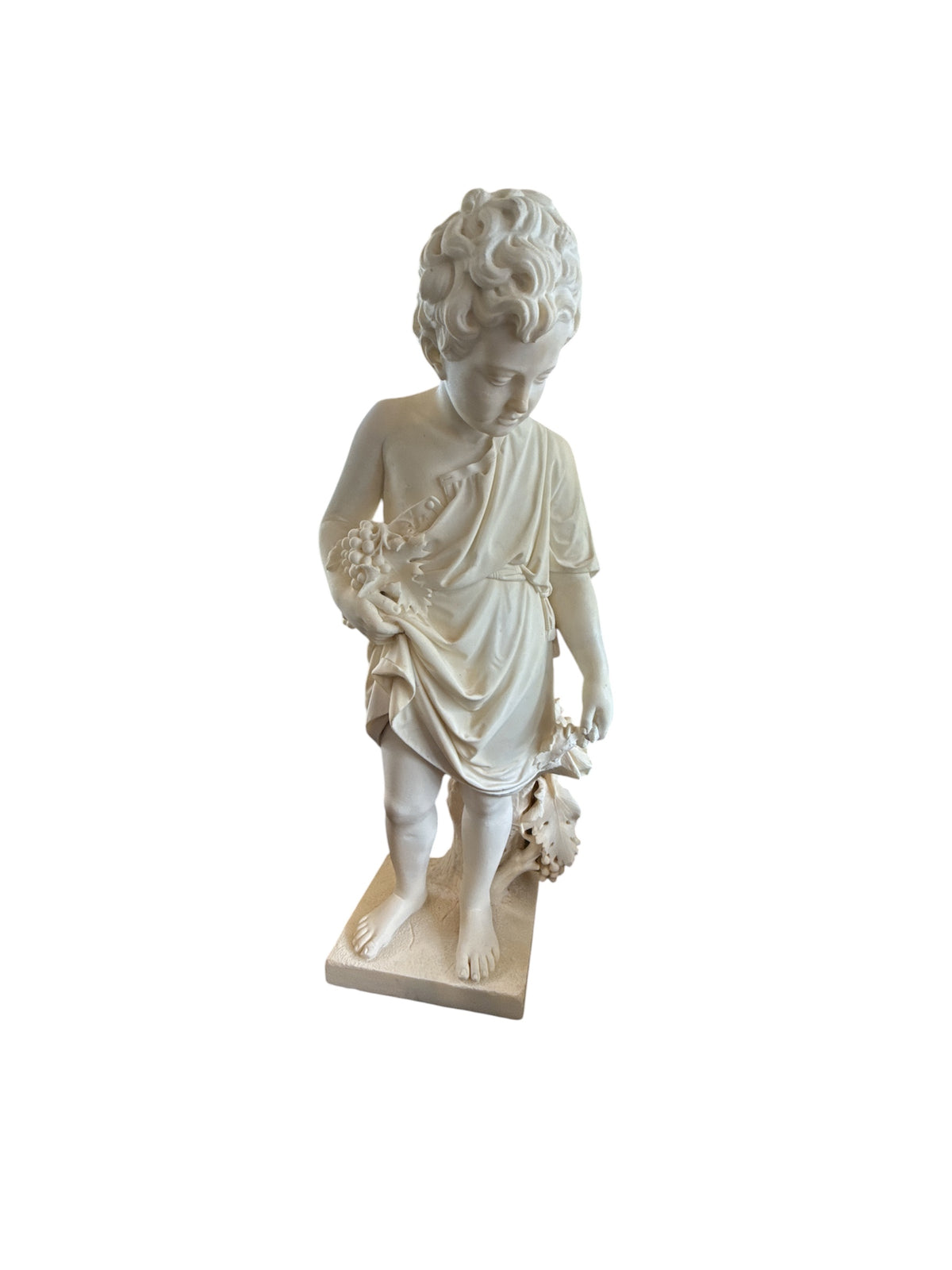 Marble Statue Of Boy - Has Age