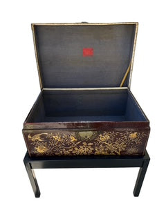 Asian Decorated  Trunk on Stand