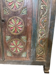 Flemish Gothic Revival Style Cabinet