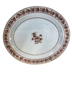 Antique Export Oval Platter