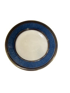 Set of Twelve Blue & White by Sevres Plates