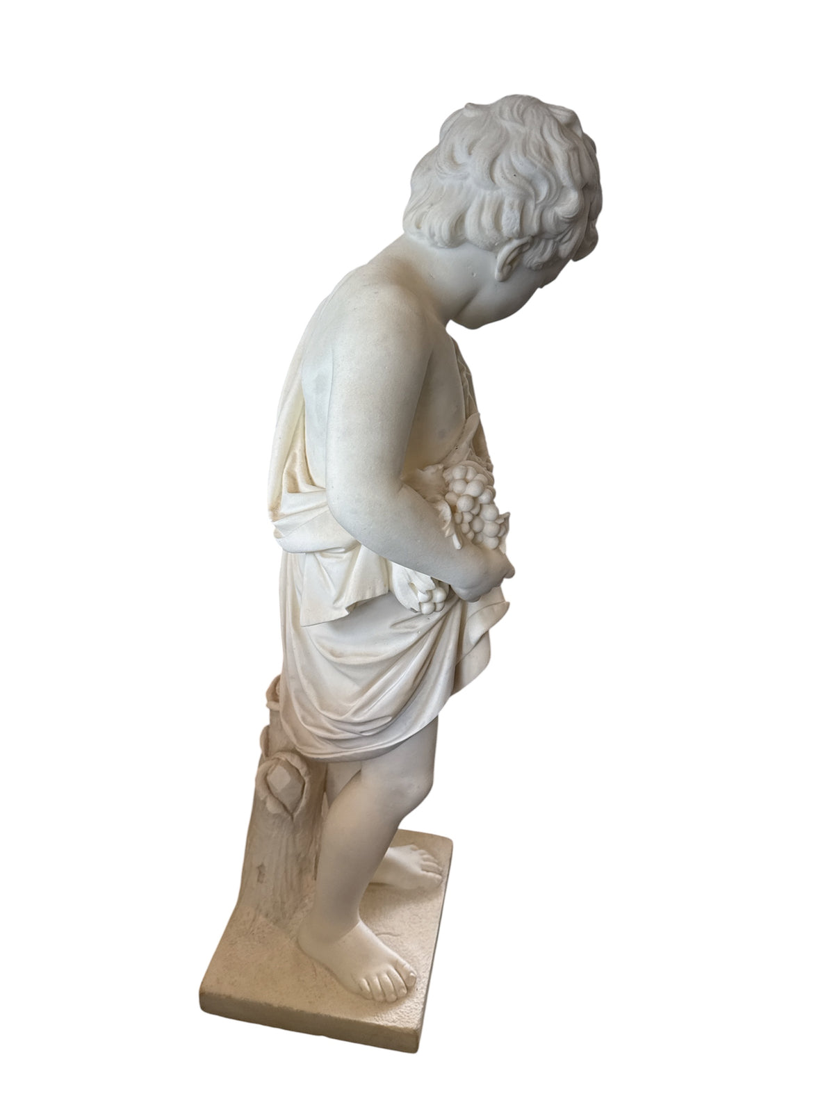 Marble Statue Of Boy - Has Age