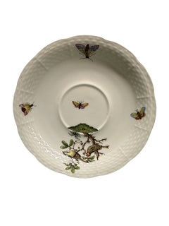 Set of Twelve Herend 'Rothshild Bird' Cups and Saucers