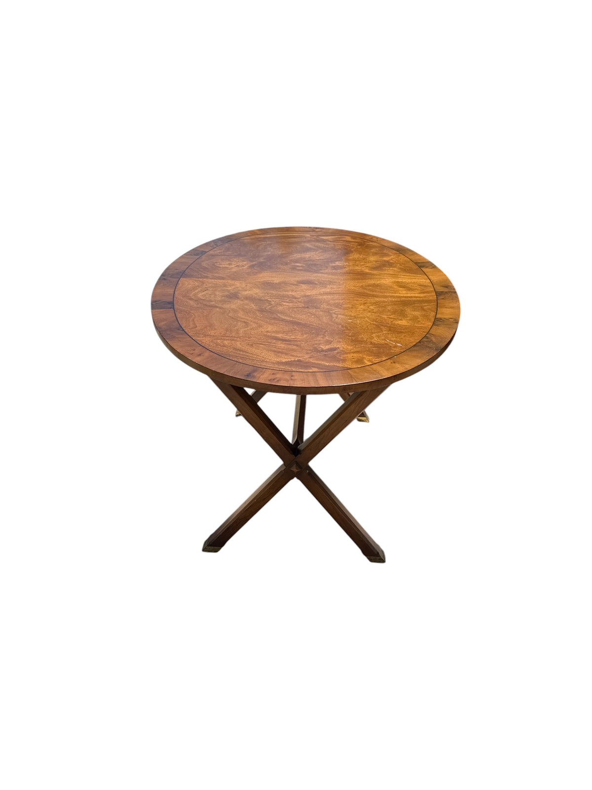 Oval Wood Side Table
