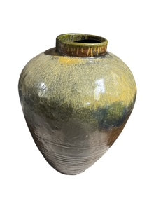 Large Glazed Colored Vase